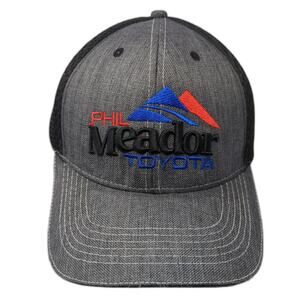 Phil Meador Toyota Snapback Hat Gray One Size Embroidered Outdoor